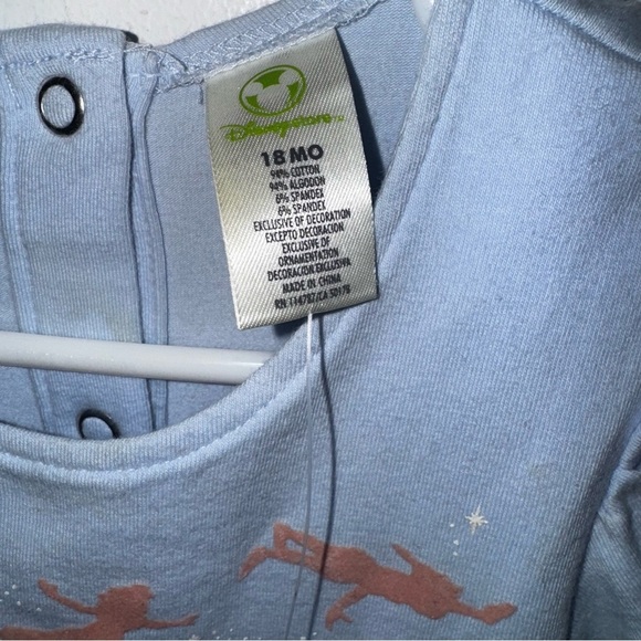 Nwt Disney Store 18 Month 2pc Blue Peter Pan Dress & Bloomers - Picture 6 of 11